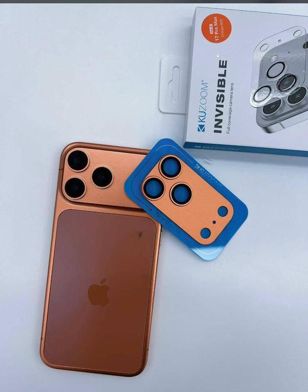 گلس لنز رینگی کامل 17پرومکس نارنجی