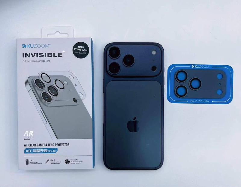 گلس لنز رینگی کامل 17پرومکس آبی