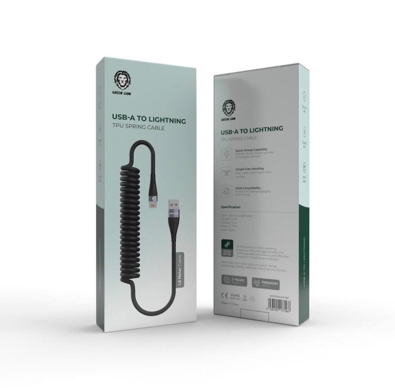 کابل فنری تایپ سی GREEN LION