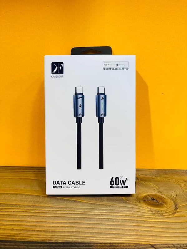 کابل دو سر تایپ سی 60W KF SENIOR 