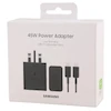 بسته بندی آداپتور شارژ 45 وات اورجینال سامسونگ مدل EP-T4511 به همراه کابل تایپ سی