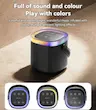 رنگ چراغ RGB اسپیکر بلوتوثی برند YESIDO مدل YSW25