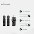 قابلیت های ست میکروفن بی سیم برند GREENLION مدل GM-80X