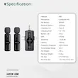 مشخصات کامل ست میکروفن بی سیم برند GREENLION مدل GM-80X