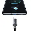 نمای روبرو کابل شارژ USB به Type-C برند USAMS مدل SJ663