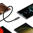 کابل شارژ USB به Type-C برند USAMS مدل SJ663 هنگام استفاده