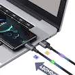 کابل شارژ USB به Type-C برند USAMS مدل SJ663 اتصال به لپتاپ