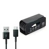 نمای جانبی کابل شارژ USB به Type-C برند Samsung مدل S10