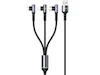کابل شارژ چند منظوره USB به Type-C/Micro/Lightning برند USAMS مدل SJ561