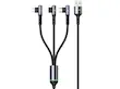 کابل شارژ چند منظوره USB به Type-C/Micro/Lightning برند USAMS مدل SJ561