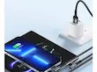 کابل شارژ چند منظوره USB به Type-C/Micro/Lightning برند USAMS مدل SJ561 هنگام استفاده با آداپتور