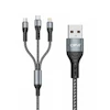 کابل شارژ چند منظوره USB به Type-C/Micro/Lightning برند OFYI مدل CA-18
