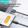 انتقال دیتا با کابل شارژ USB به Type-C برند USAMS مدل SJ732