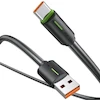نمای جانبی کابل شارژ USB به Type-C برند USAMS مدل SJ732