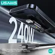 توان کابل شارژ USB-C برند USAMS مدل SJ751