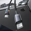نمای روبرو کابل شارژ USB-C برند USAMS مدل SJ751