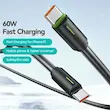 توان کابل شارژ USB-C برند USAMS مدل SJ734
