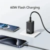 اتصال کابل شارژ USB-C برند USAMS مدل SJ734 به آداپتور
