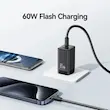 اتصال کابل شارژ USB-C برند USAMS مدل SJ734 به آداپتور