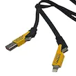 نمای جانبی کابل شارژ چند منظوره USB/USB-C به Type-C/Lightning برند JOKADE مدل JA046