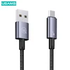 نمای اصلی کابل شارژ USB به MicroUSB برند USAMS مدل Sj668