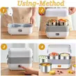 ظرف غذای برقی HM-02 (دو طبقه)