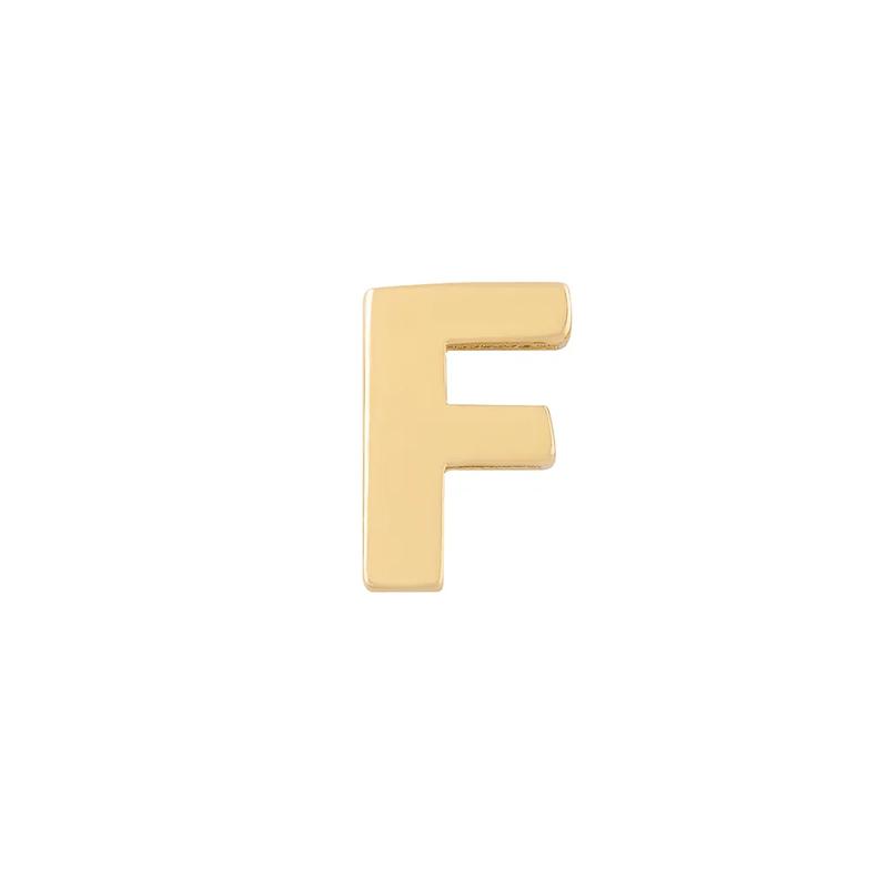 آویز طلا 18 عیار حرف F
