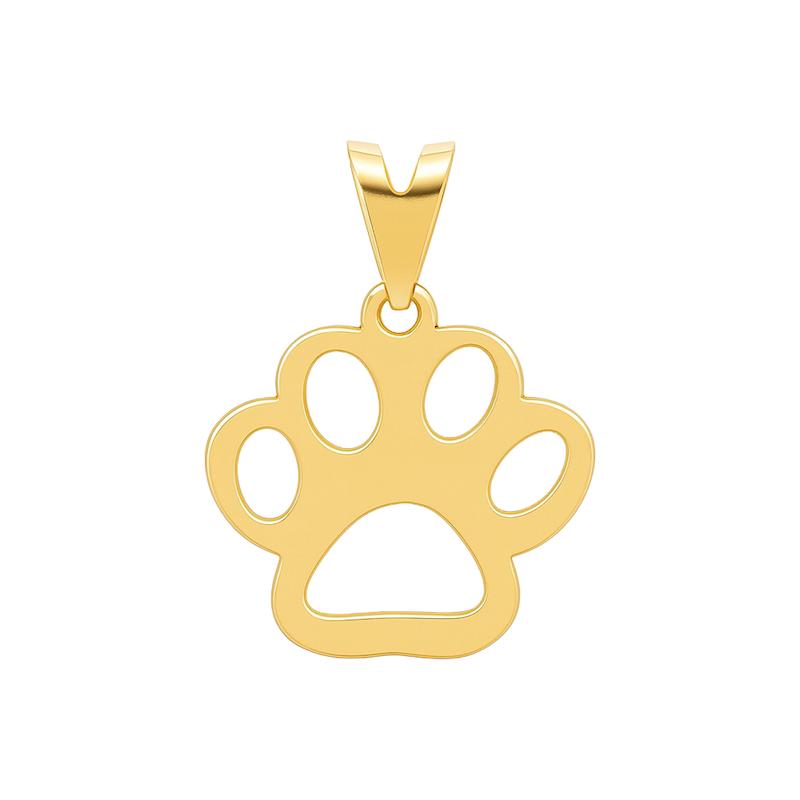 آویز طلا 18 عیار زنانه مدل پنجه کد 87