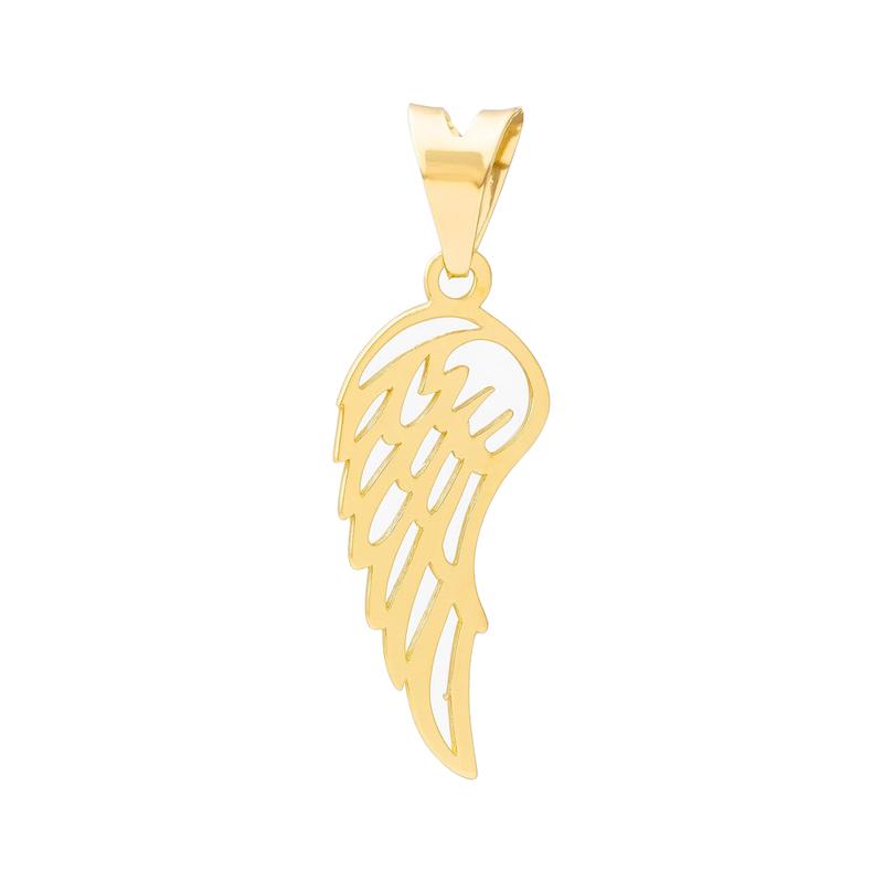 آویز طلا 18 عیار زنانه مدل بال کد 97