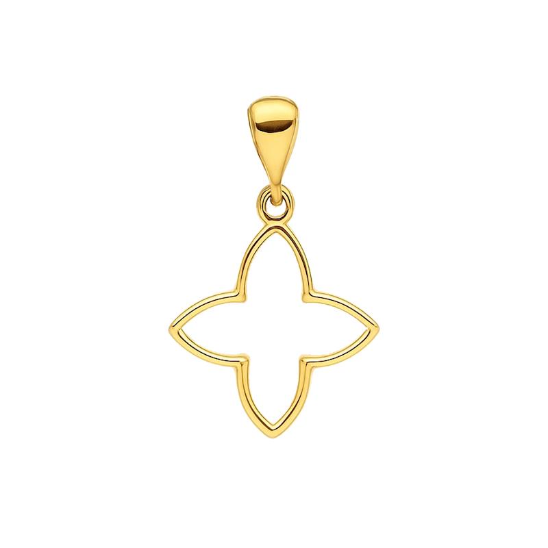 آویز طلا 18 عیار زنانه مدل ونکلیف کد 123