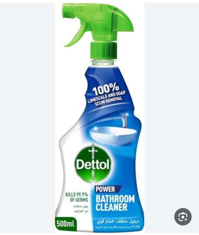 اسپری دتول تمیز کننده قوی و آنتی باکتریال حمام و توالت ۵۰۰ میل