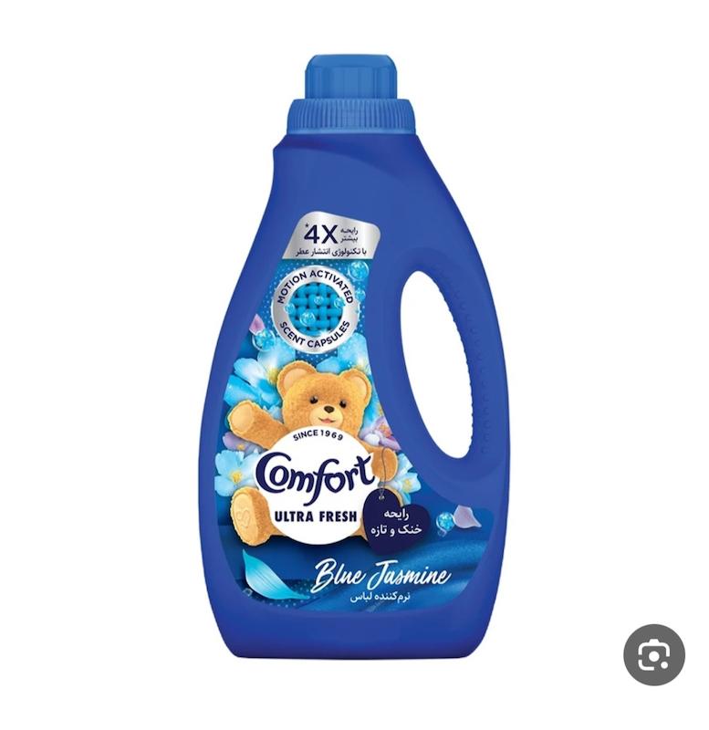 مایع نرم کننده حوله و لباس کامفورت یاس آبی۱.۴ کیلوگرم