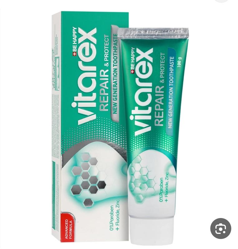 خمیر دندان ویتارکس ترمیم کننده با عصاره آلوورا ۱۰۰ گرم