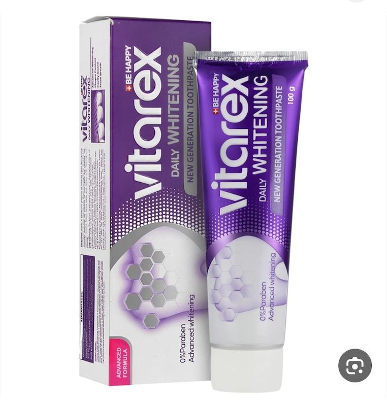 خمیر دندان ویتارکس سفید کننده روزانه ۱۰۰ گرم