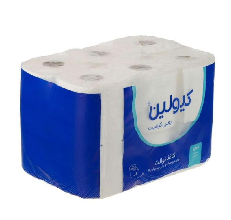 دستمال توالت کیولین ۱۲ تایی