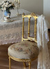 رومیزی طرح اطلسی