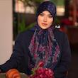 روسری ابریشم گل ریز