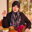 روسری ابریشم گل ریز