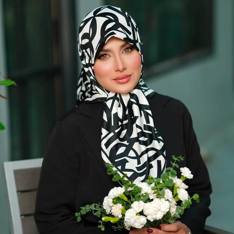 روسری ابریشم توییل ysl