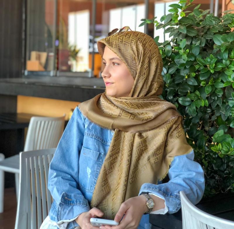 روسری ژاکارد Fendi