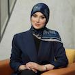 روسری ابریشم قواره ۹۰ طرح میخک