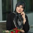 روسری ابریشم قواره ۹۰ طرح میخک