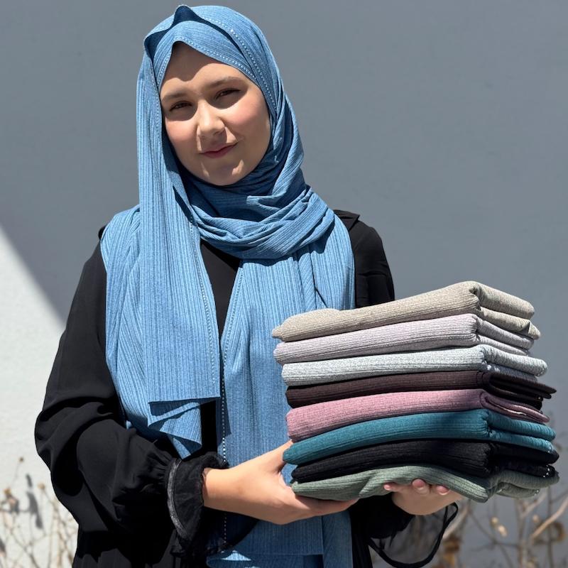 شال کشی نگین دار