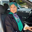 روسری گلدار شیفون ترک