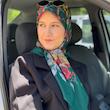 روسری گلدار شیفون ترک