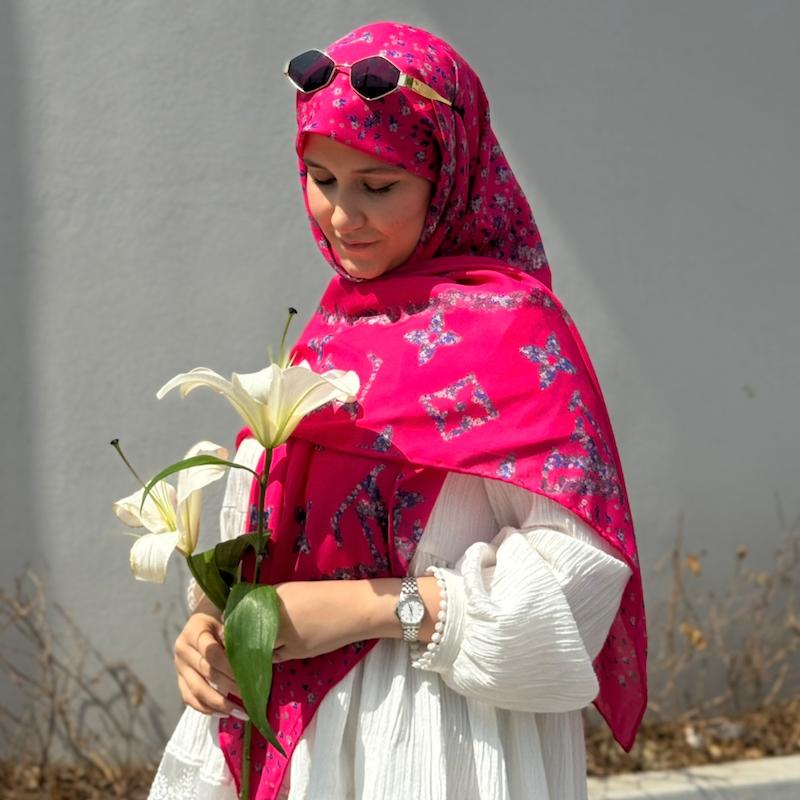 روسری وال ترک نخی LV