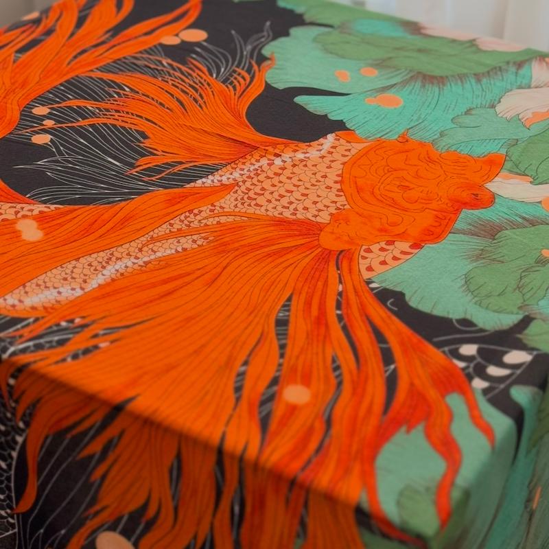 روسری سیا اسکارف طرح fish