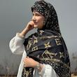 روسری وال ترک نخی LV
