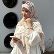 روسری وال ترک نخی LV