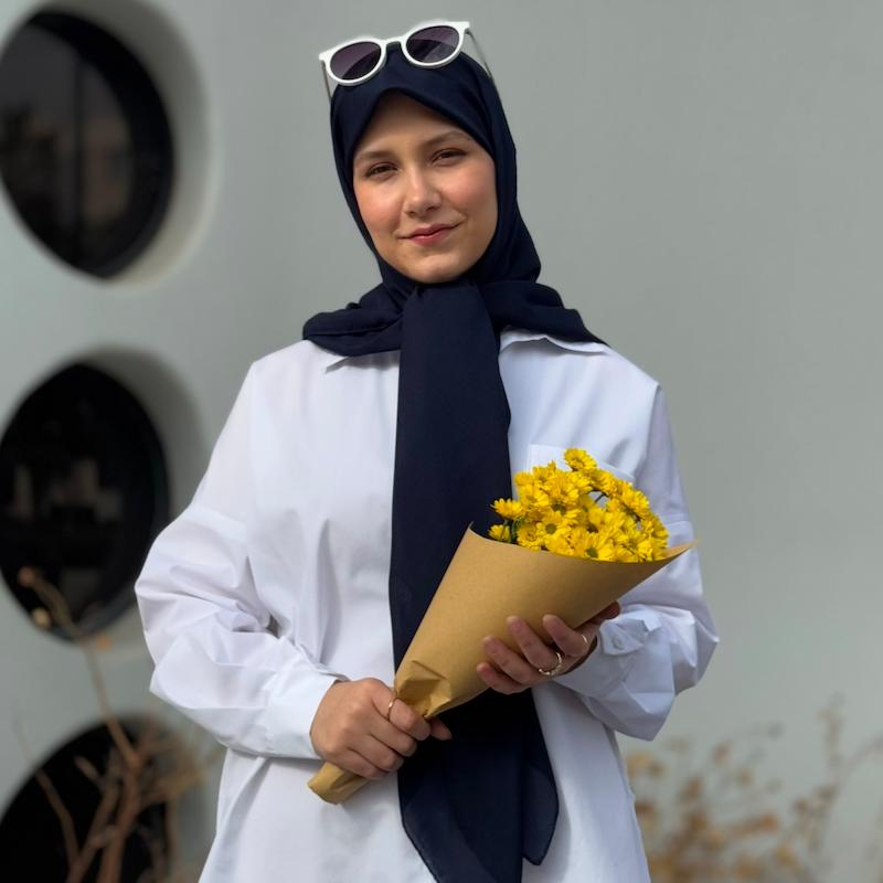 روسری نخی ساده
